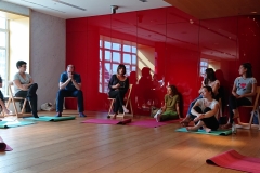 Atelier meditation galerie Lafayette de Paris- Avec petit bambou - Sylvie Chabas